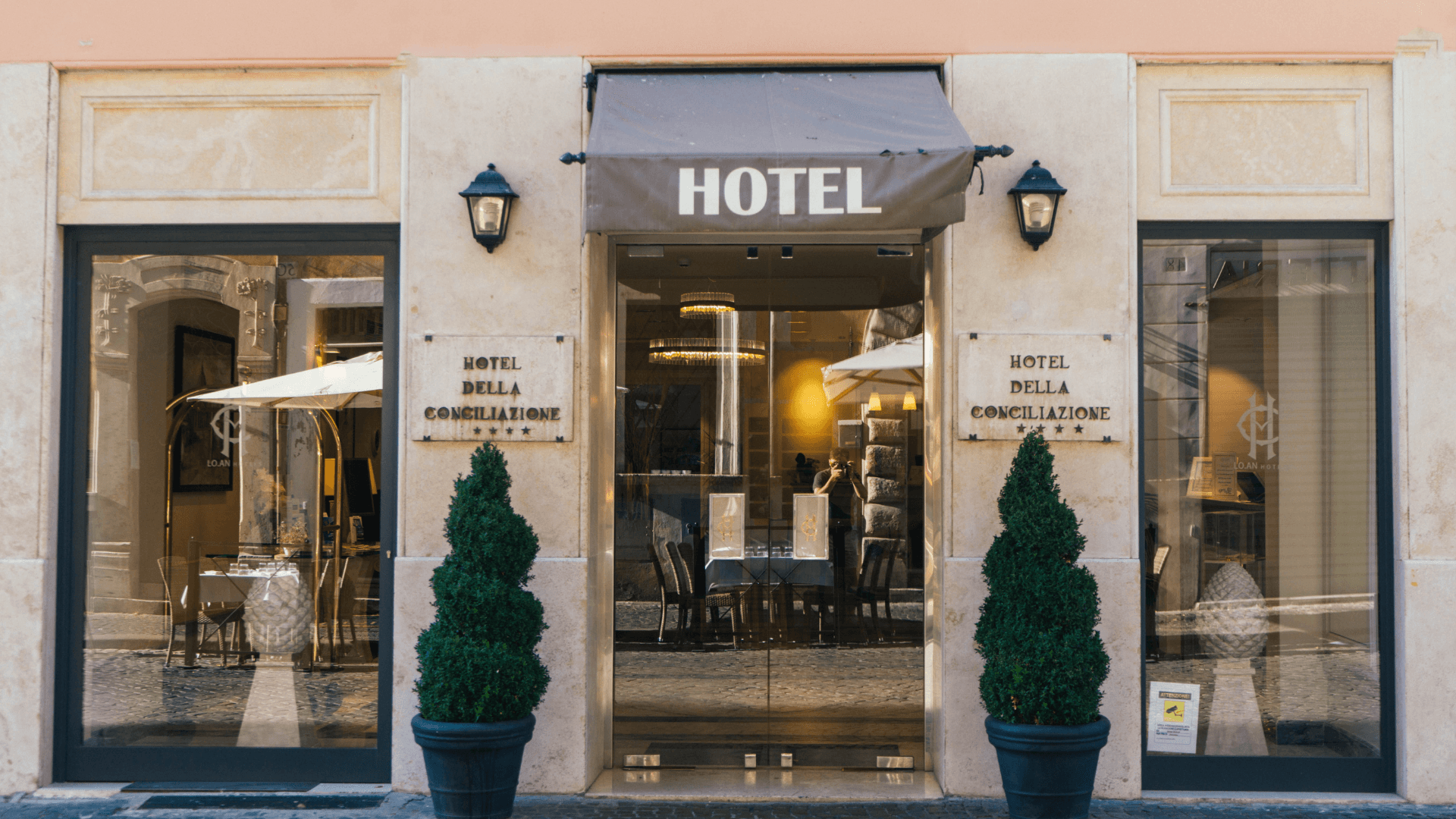 Picture of the outside of a hotel